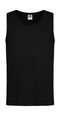 Stedman tank top kerek nyakkivágás és karkivágás bordás kötésű szegéllyel kör kötött anyag