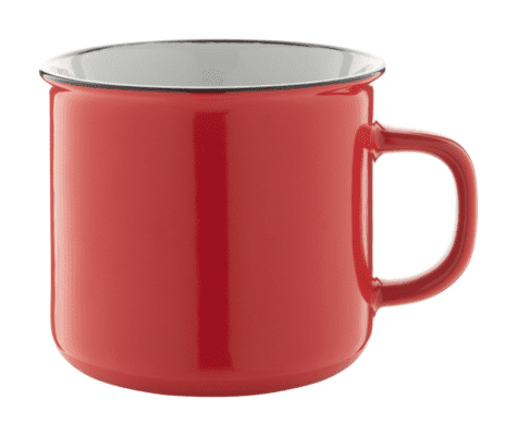 Woodstock vintage kerámia bögre fehér belsővel és vintage stílussal, 300 ml. Díszdobozban szállítjuk.