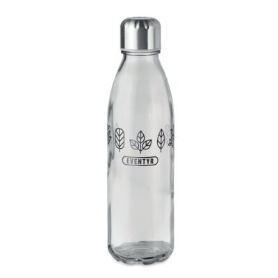 650 ml űrtartalmú üveg palack rozsdamentes acél kupakkal. Nem alkalmas szénsavas italokhoz. Szivárgásmentes.