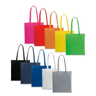 Bevásárlótáska Caracas 100% pamut táska 140 g/m² 60 cm-es fogantyúval.