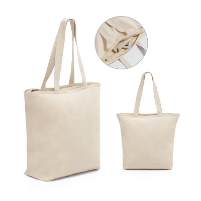 Pamut táska cipzárral Hackney 100% pamut táska 280 g/m² cipzárral és belső zsebbel.