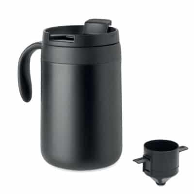 Cafetito szivárgásmentes bögre kávészűrővel 450 ml