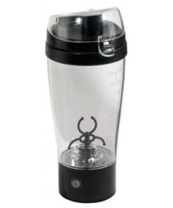 CURL elektromos shaker – tökéletes koktélokhoz, fitnesz italokhoz és protein-/vagy tejitalokhoz: átlátszó felsőrész mérőskálával 450 ml-ig