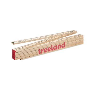 Ara colostok 2m összecsukható mérőléc nyírfából.