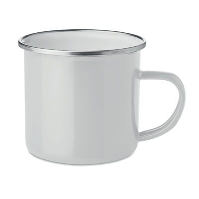 Plateado fém retró bögre 350ml