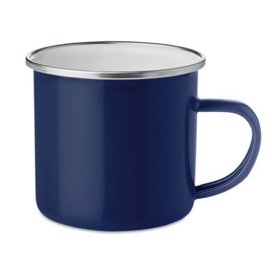 Plateado fém retró bögre 350ml