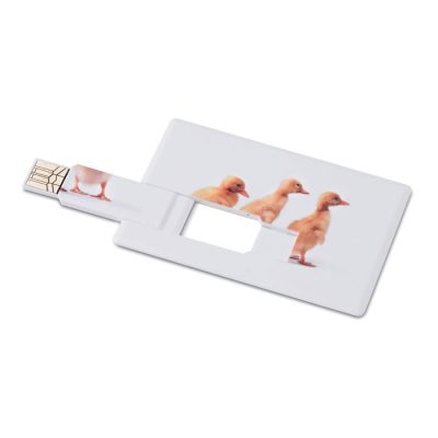 Memorama hitelkártya pendrive 16 GB hitelkártya méretű és formájú USB.