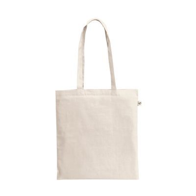 Organikus pamut táska Salzburg 180 g/m² 65 cm-es fogantyúval. 380 x 420 mm