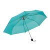 PICOBELLO összecsukható esernyő: 3 részes fém nyéllel, fém/üvegszálas bordázattal, fém végekkel, fekete műanyag markolattal, poliészter ernyővel, tépőzáras összefogóval