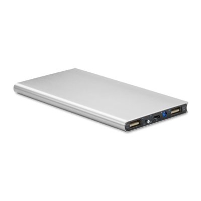 Powerflat powerbank 8000 mahAlumínium külső akkumulátor Okostelefonok töltéséhez. 