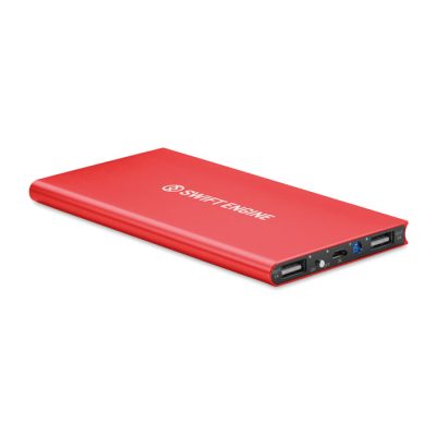 Powerflat powerbank 8000 mah Alumínium külső akkumulátor Okostelefonok töltéséhez. 