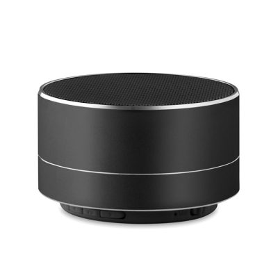 Sound alumínium hangszóró újratölthető 450 mAh lítium-ion fénnyel a hangszóró alján.
